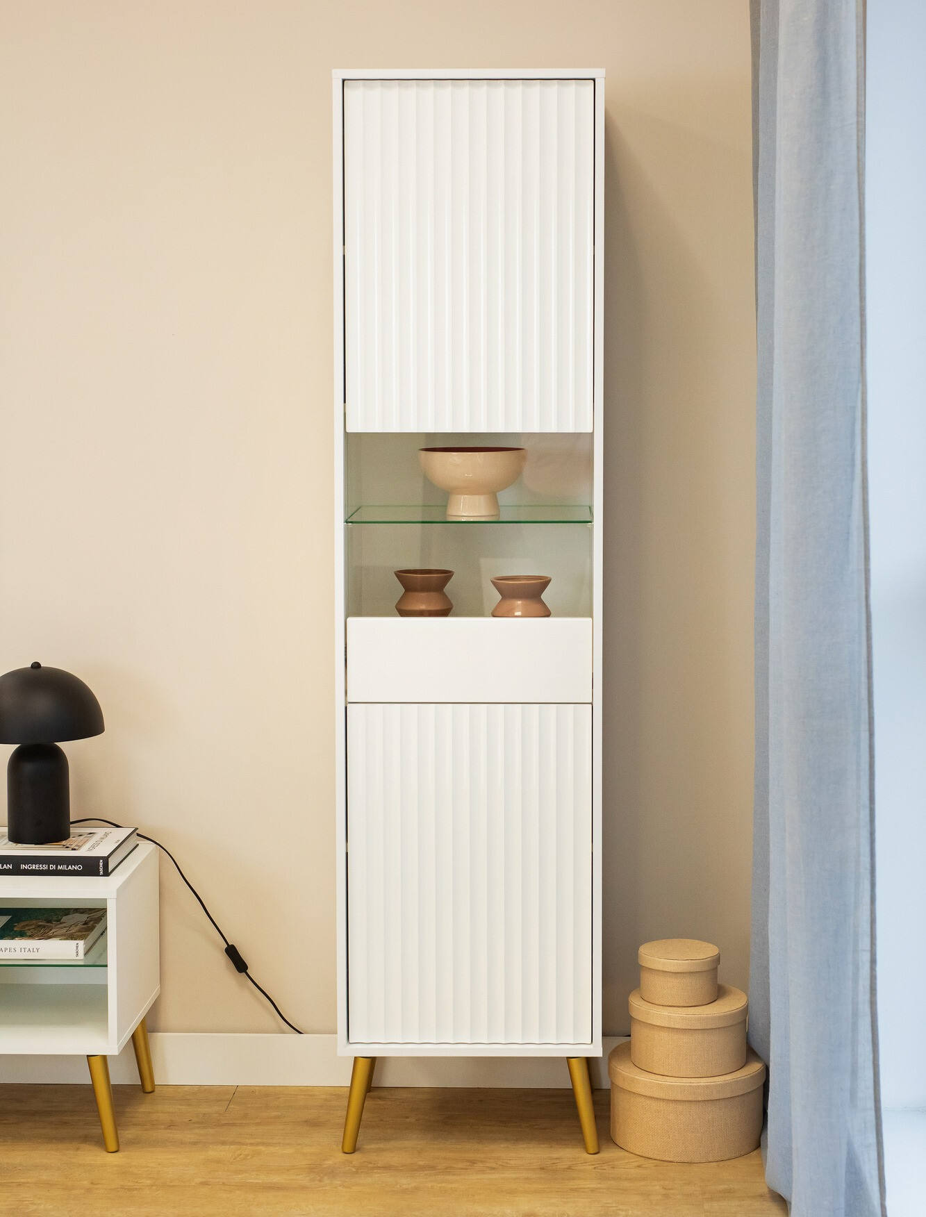 Regal Cirferi 107 (Weiß + Gold)