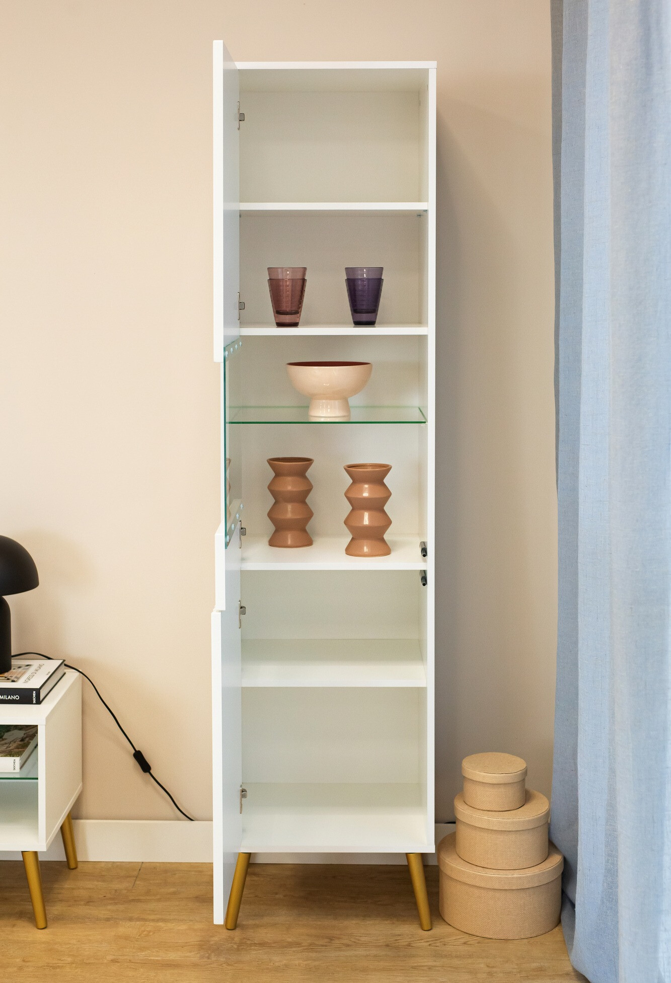 Regal Cirferi 107 (Weiß + Gold)