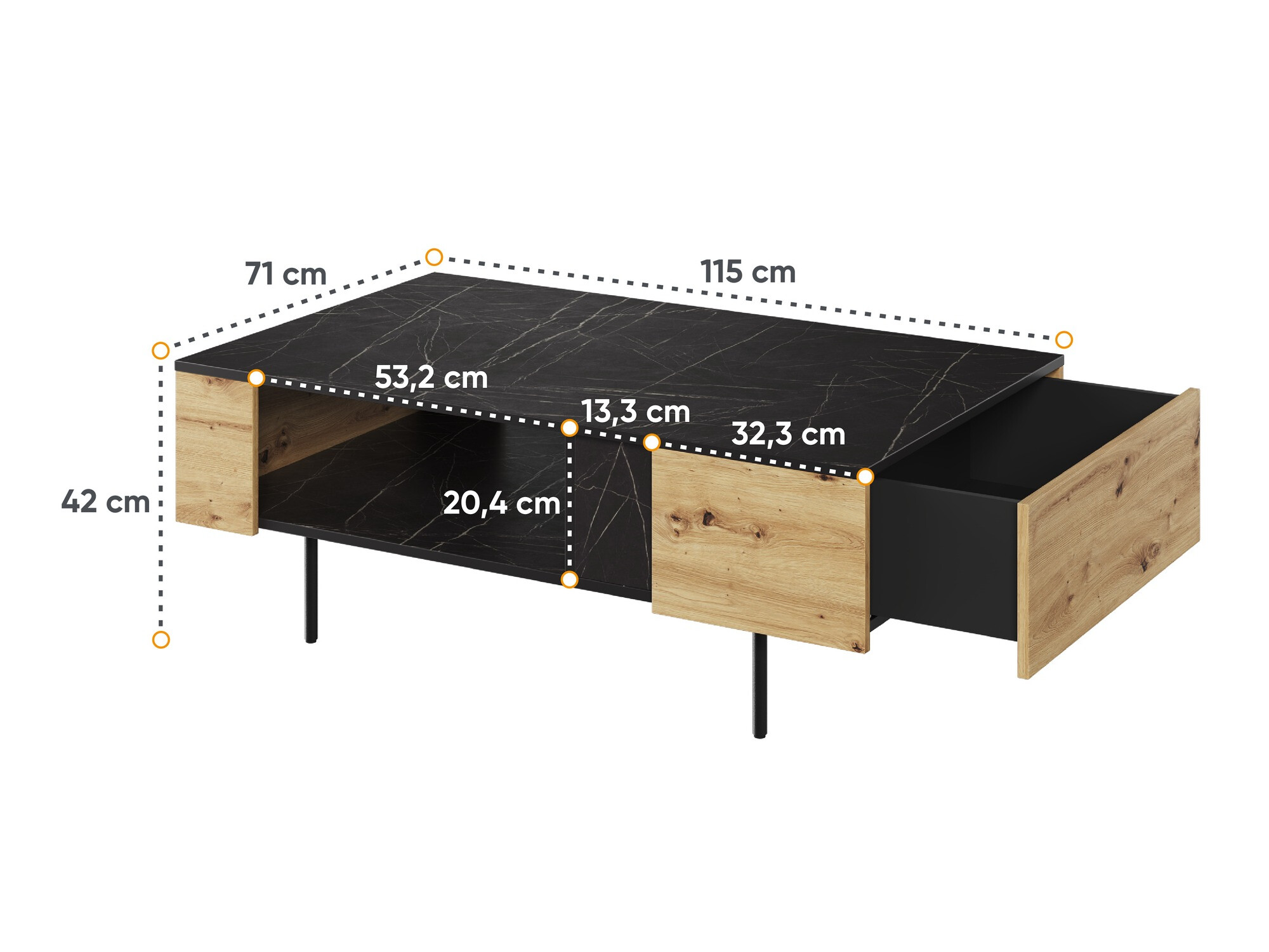 Couchtisch Fresno AJ106