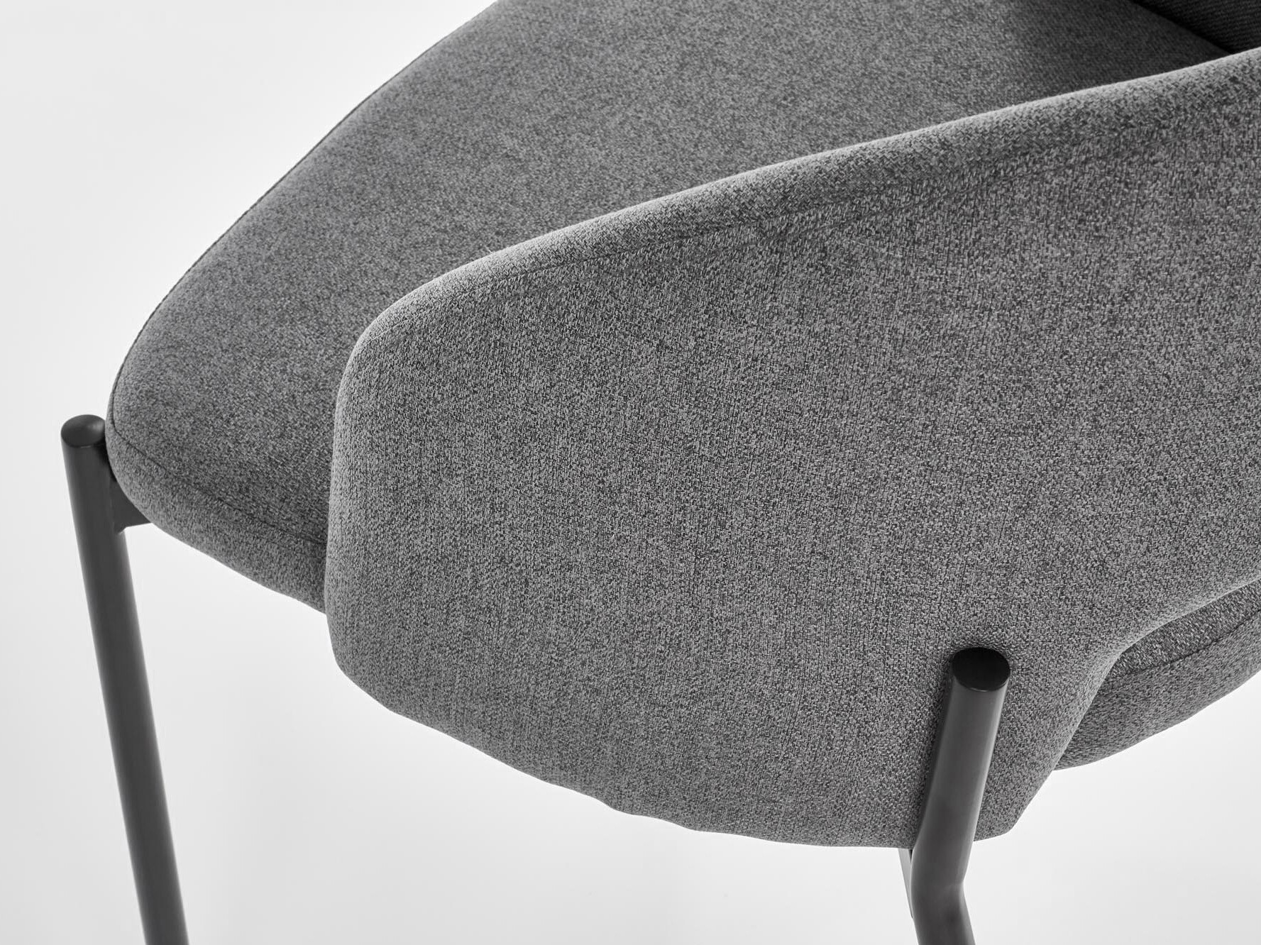 Stuhl Houston Virtus (Grau + Schwarz)