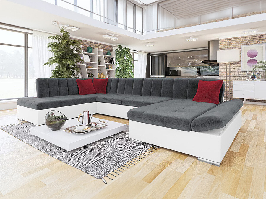 Ecksofa Comfivo 150 (Soft 017 + Kronos 22 + Kronos 02)