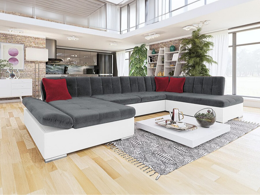 Ecksofa Comfivo Tilia I (Soft 017 + Kronos 22 + Kronos 02)