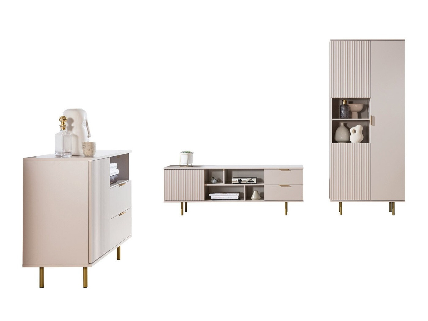 Wohnzimmer-Sets Decus II (Kaschmir)