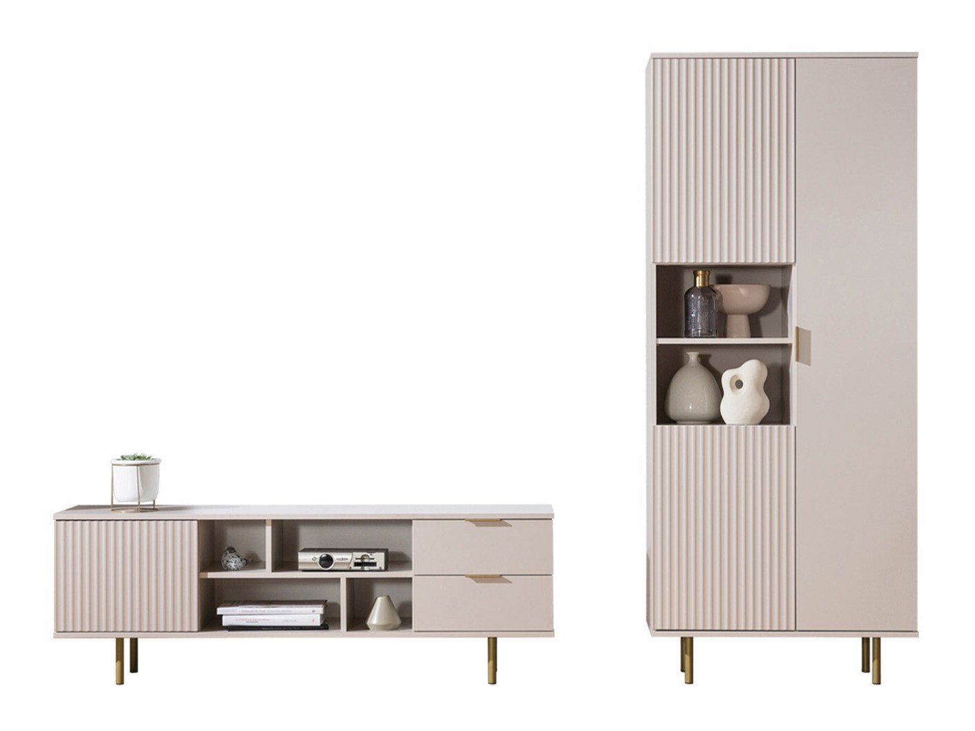 Wohnzimmer-Sets Decus III (Kaschmir)