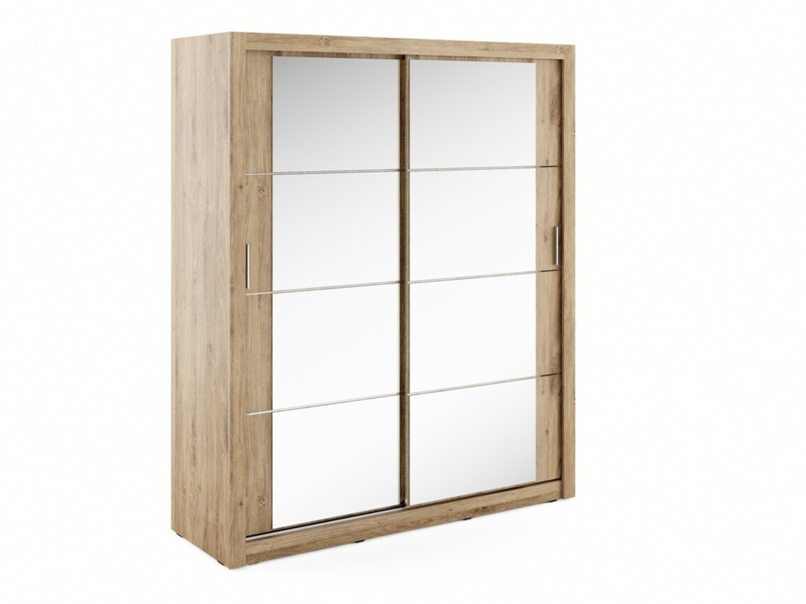 Kleiderschrank Fresno 102 (Eichenholzoptik hell)