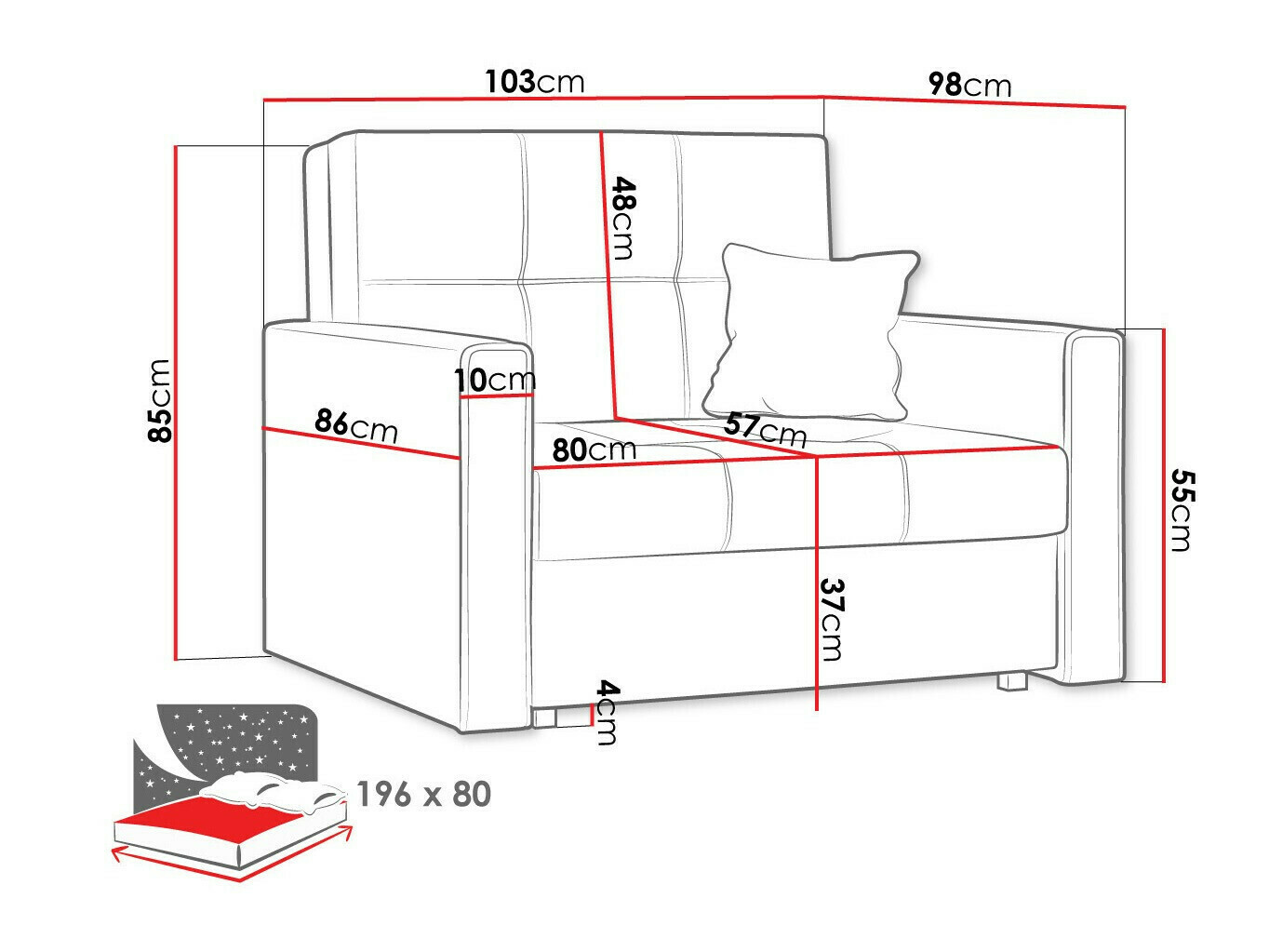 Sessel Nuvora I (Alova 36 + Alova 29)