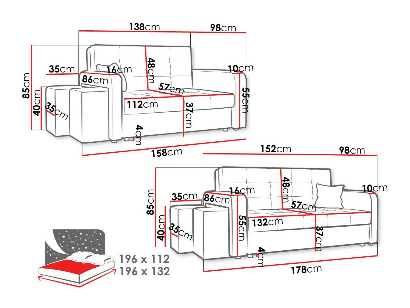 Polstermöbel-Set Columbus 159 (Manila 26)