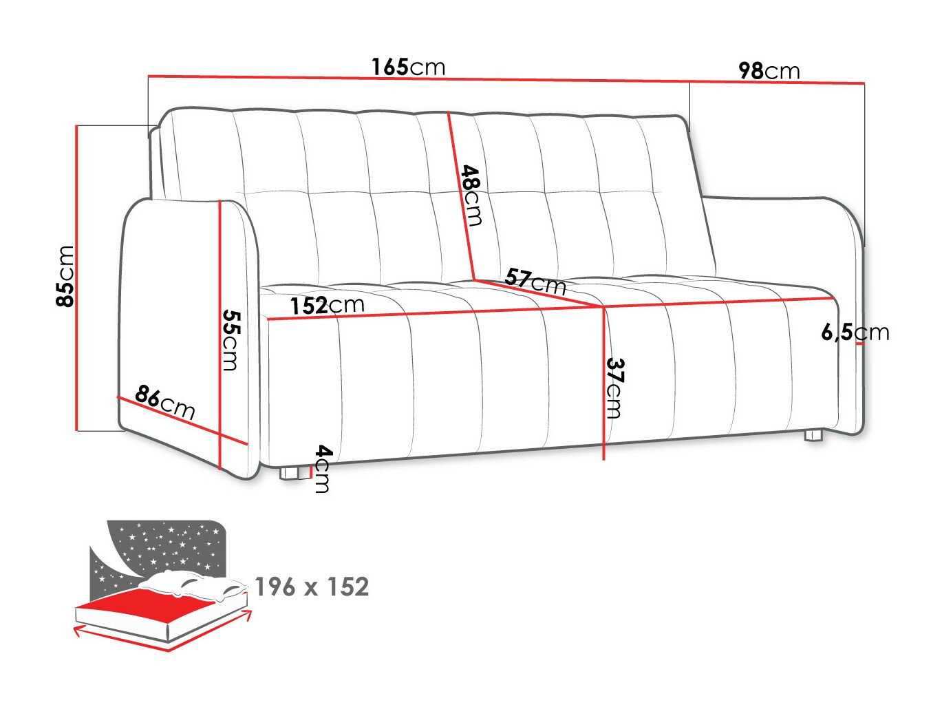 Schlafsofa Aquarin IV (Kronos 22)