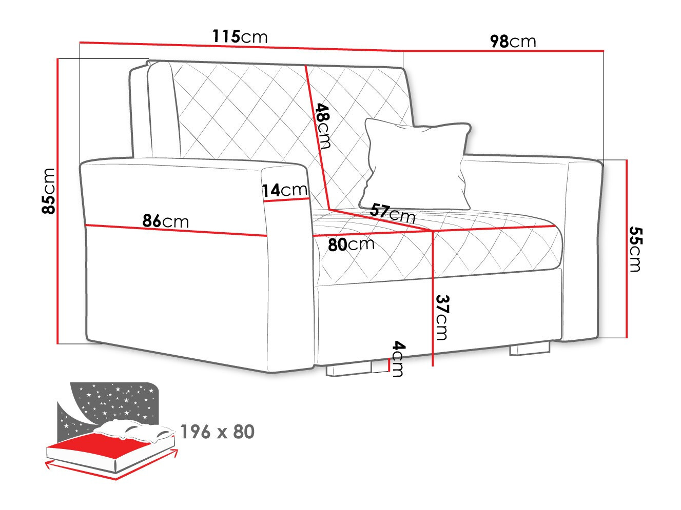 Sessel Clarona I (Zanzibar 190)