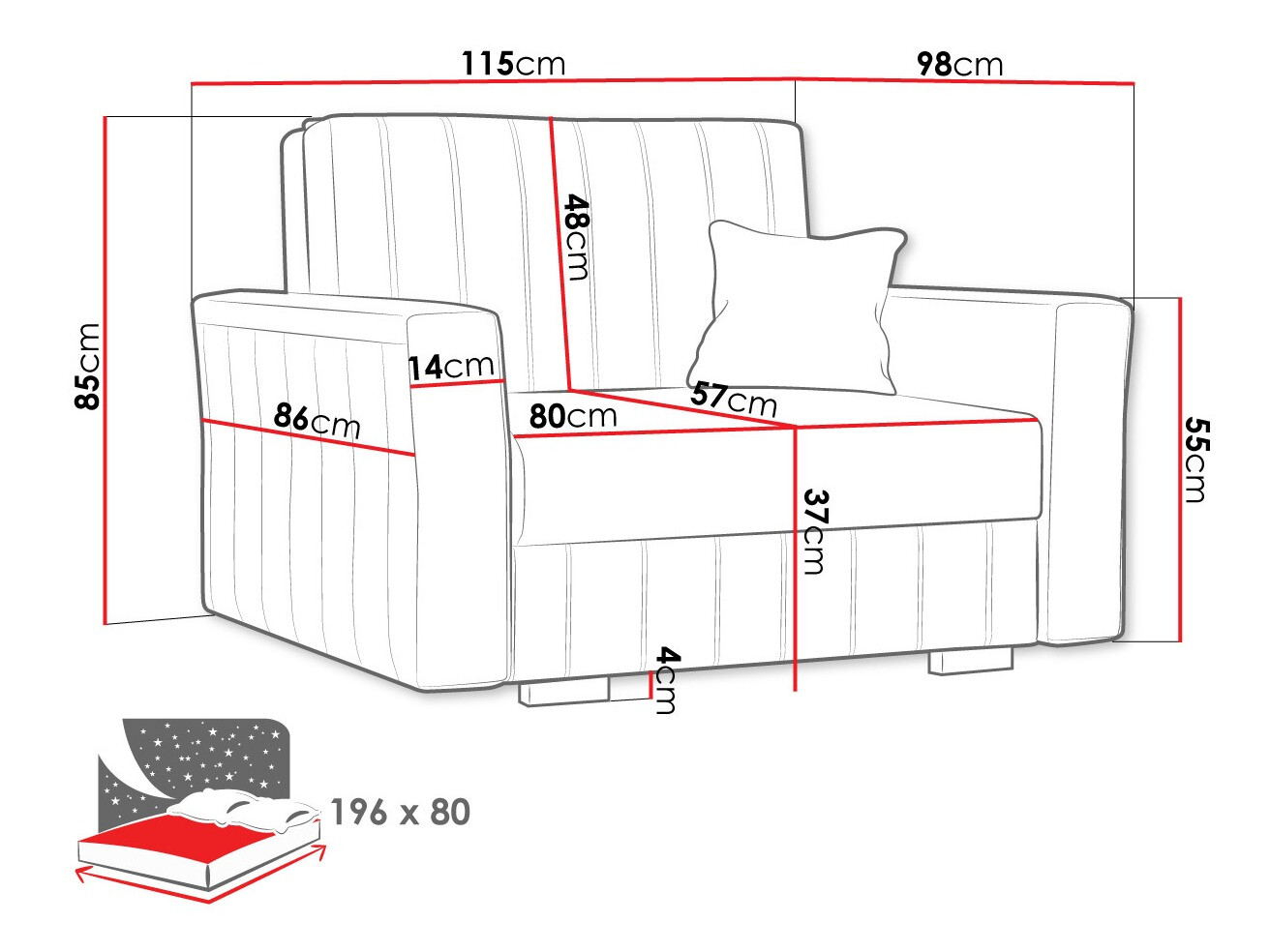 Sessel Orinen I (Kronos 31)