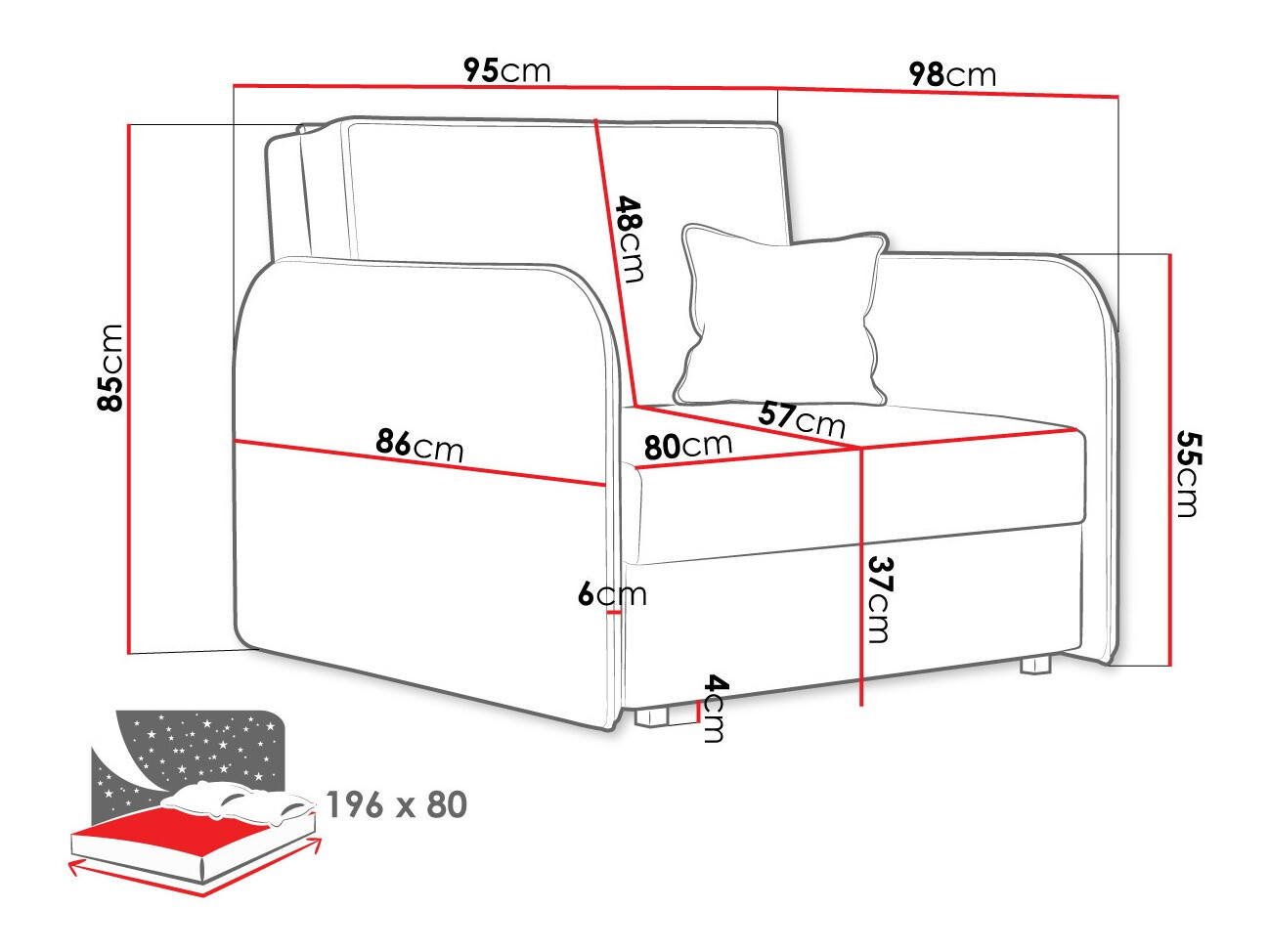 Sessel Lirael I (Mono 241)