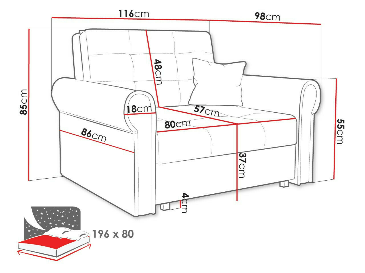 Sessel Aquala I (Mono 232)