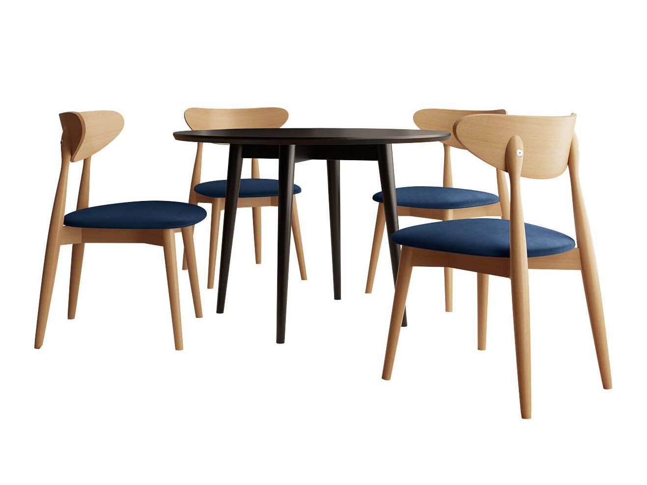 Essgruppe Racine 124 (Braun)