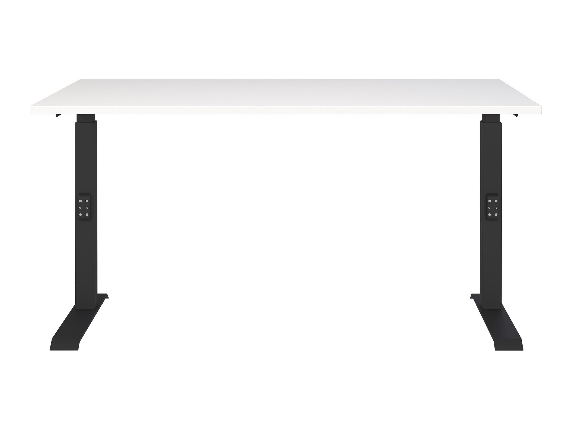 Bürotisch Sacramento 419 (Weiß + Schwarz)