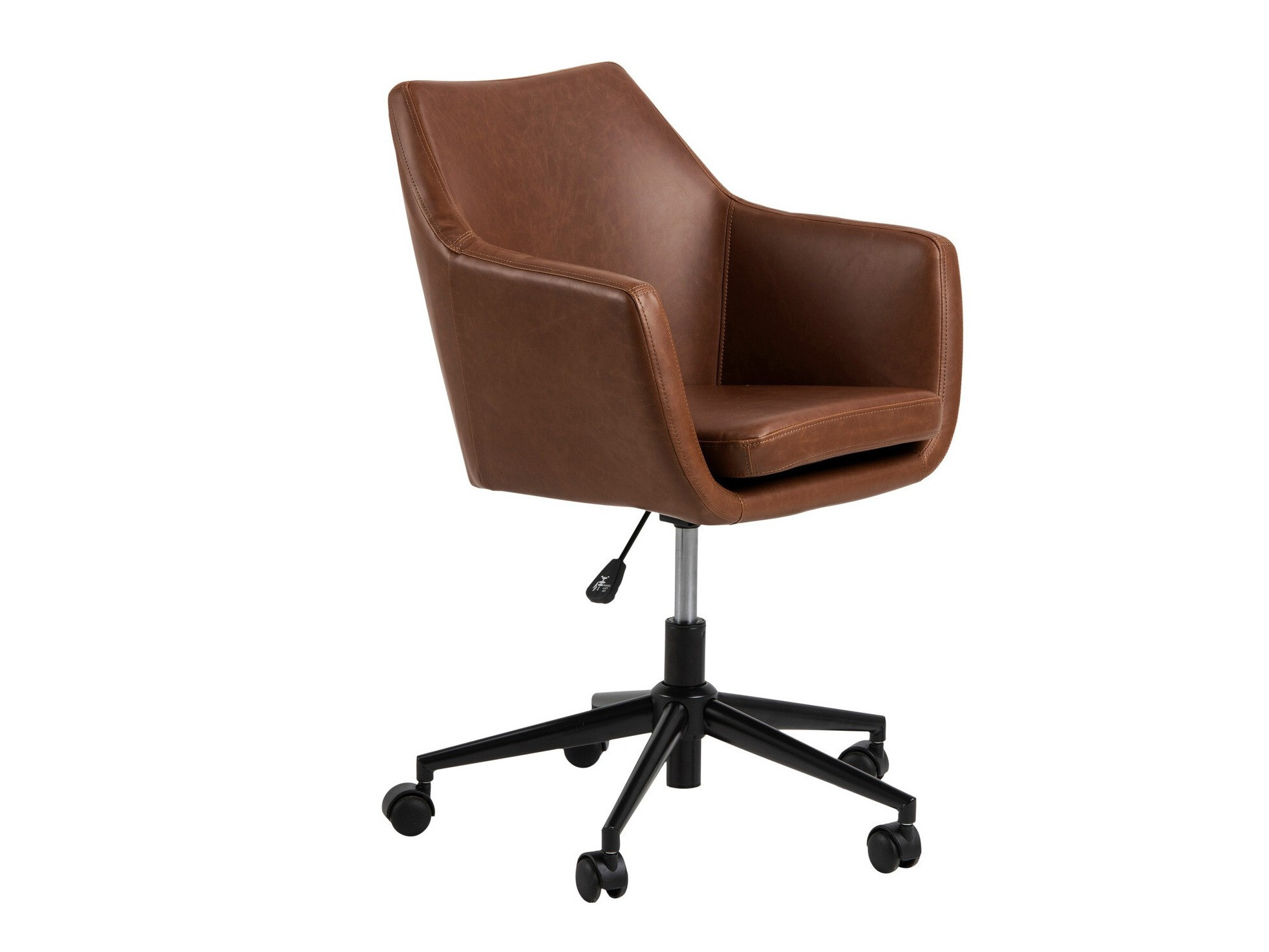 Bürostuhl Norsica 166 (Schwarz + Braun)