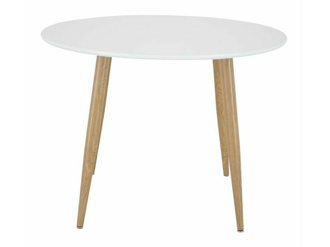 Tisch Dallas 126 (Weiß + eichenholzoptik)