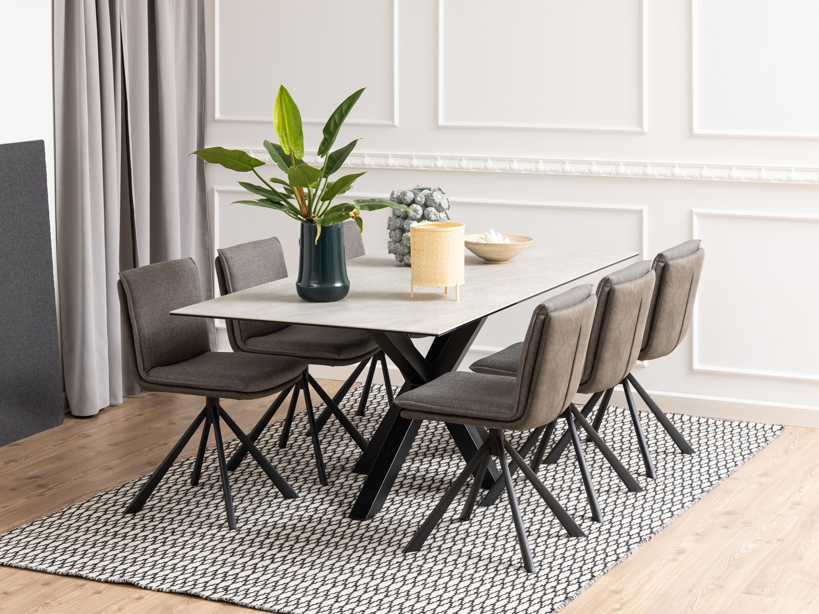 Stuhl Norsica 680 (Hellgrau + Anthrazit + Schwarz)