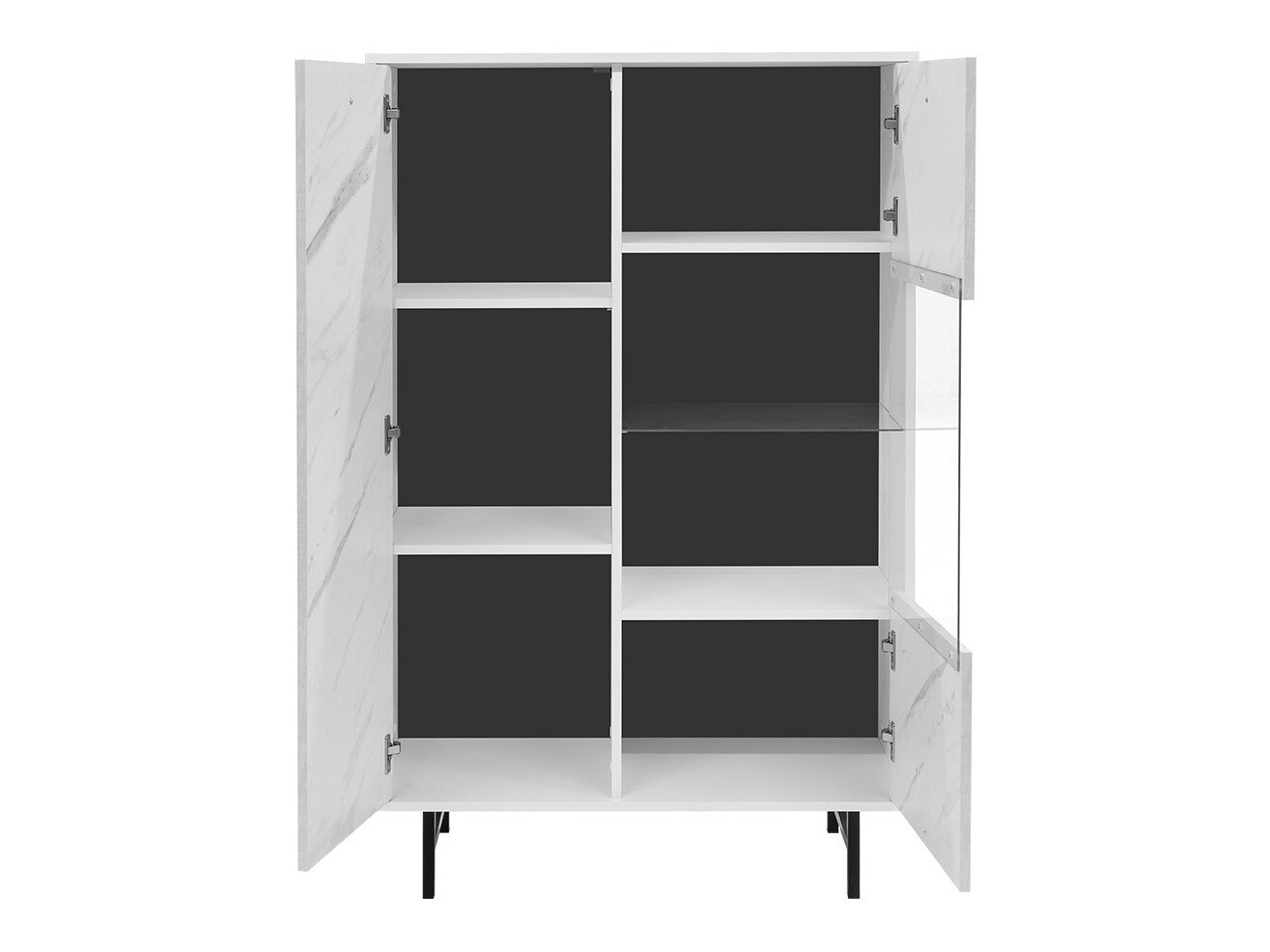 Wohnzimmer-Sets Providence T107 (Weißer Marmor)