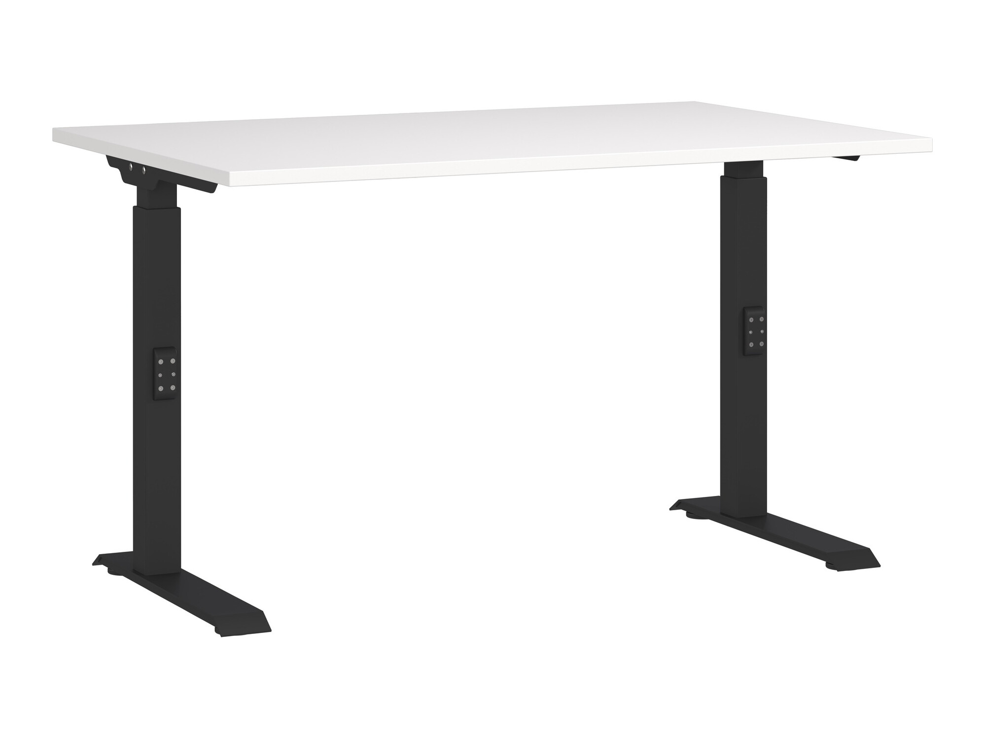 Bürotisch Sacramento 420 (Weiß + Schwarz)