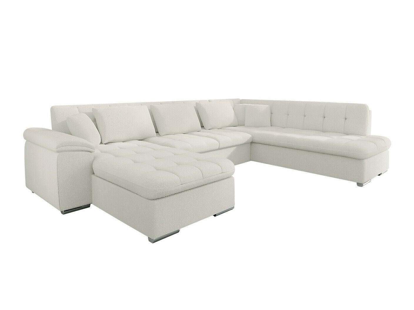 Ecksofa Comfivo Gemma VI (Boucle Baloo 2073)