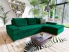 Ecksofa Comfivo 121 (Magic Velvet 2225 + Senegal 823)