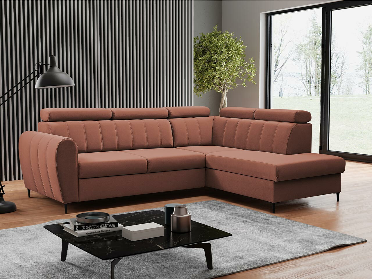 Ecksofa Temple 125 (Kronos 29)