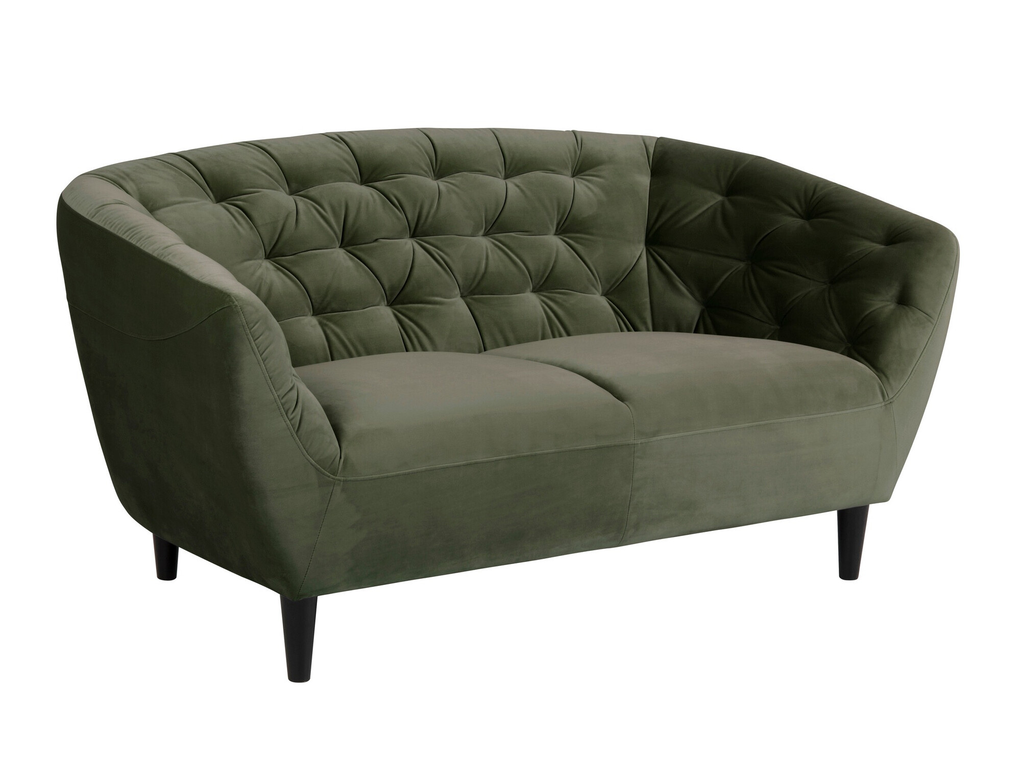 Chesterfield-Sofa Norsica 260 (Dunkelgrün)