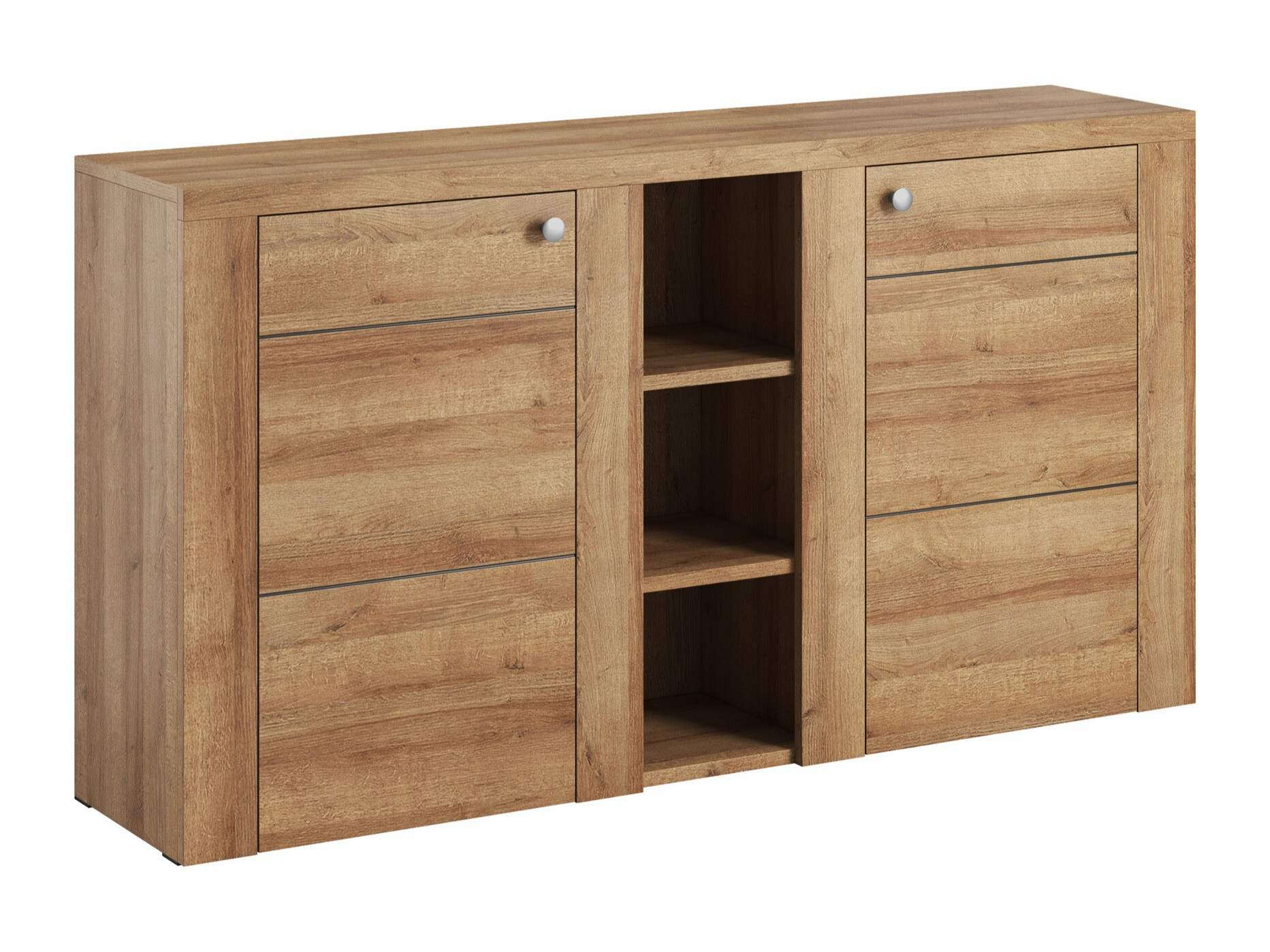 Sideboard Salelbo 106 (Riviera eichenholzoptik)