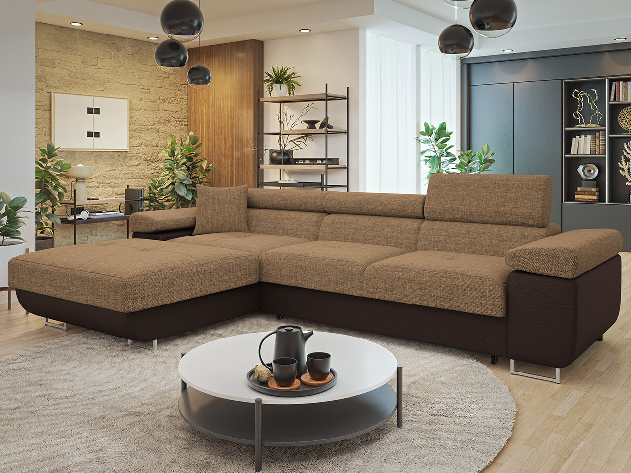 Ecksofa Comfivo Eliferu 102 (Soft 066 + Lux 03)