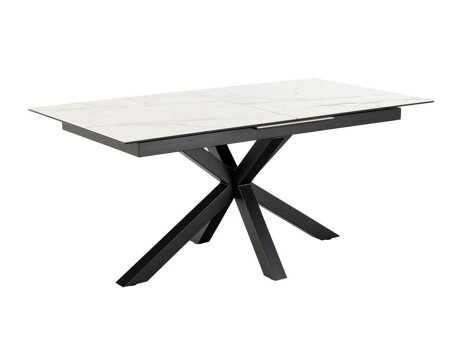 Tisch Norsica 676 (Weißer Marmor + Schwarz)