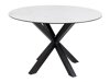 Tisch Norsica 780 (Schwarz + Weißer Marmor)