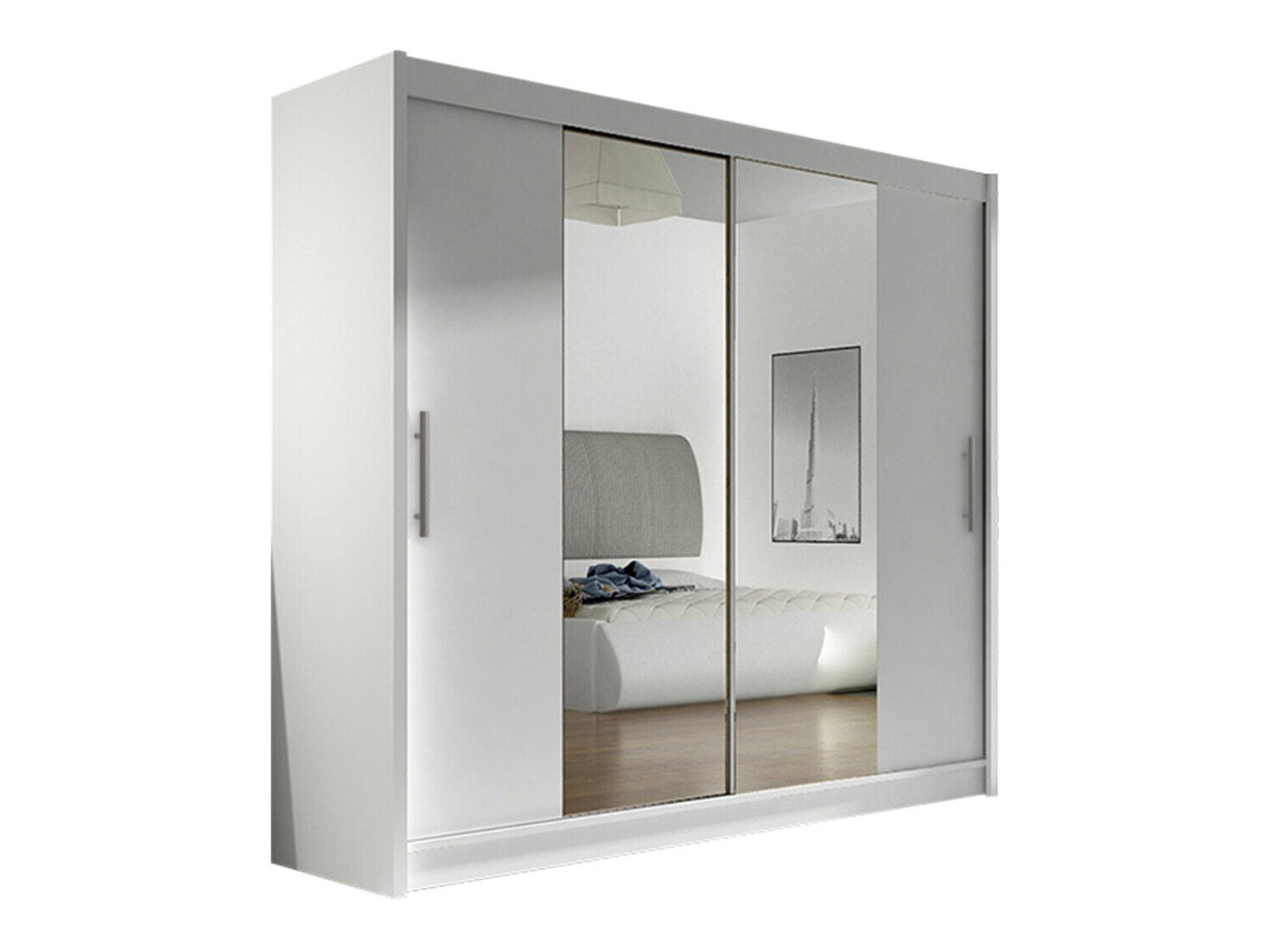 Kleiderschrank Closico Pallor II (Weiß)