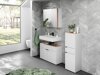 Badezimmer-Set Ventei 106 (Weiß + Navarra eichenholzoptik)