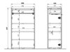Badezimmer-Set Ventei 110 (Graphit + Navarra eichenholzoptik)