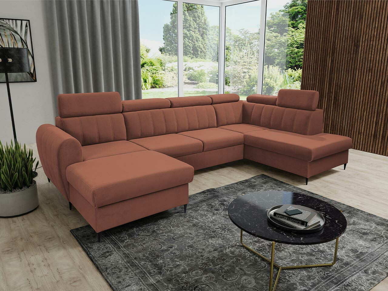 Ecksofa Temple 128 (Kronos 29)