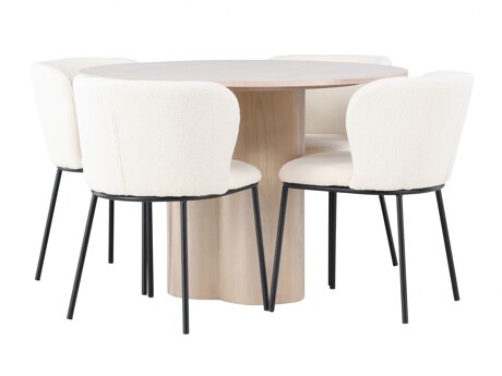 Essgruppe Dallas 4356 (Helles Holz)