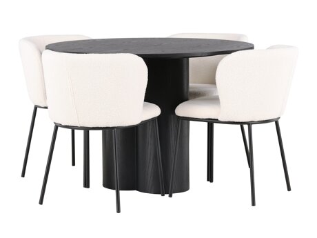 Essgruppe Dallas 4356 (Schwarz)