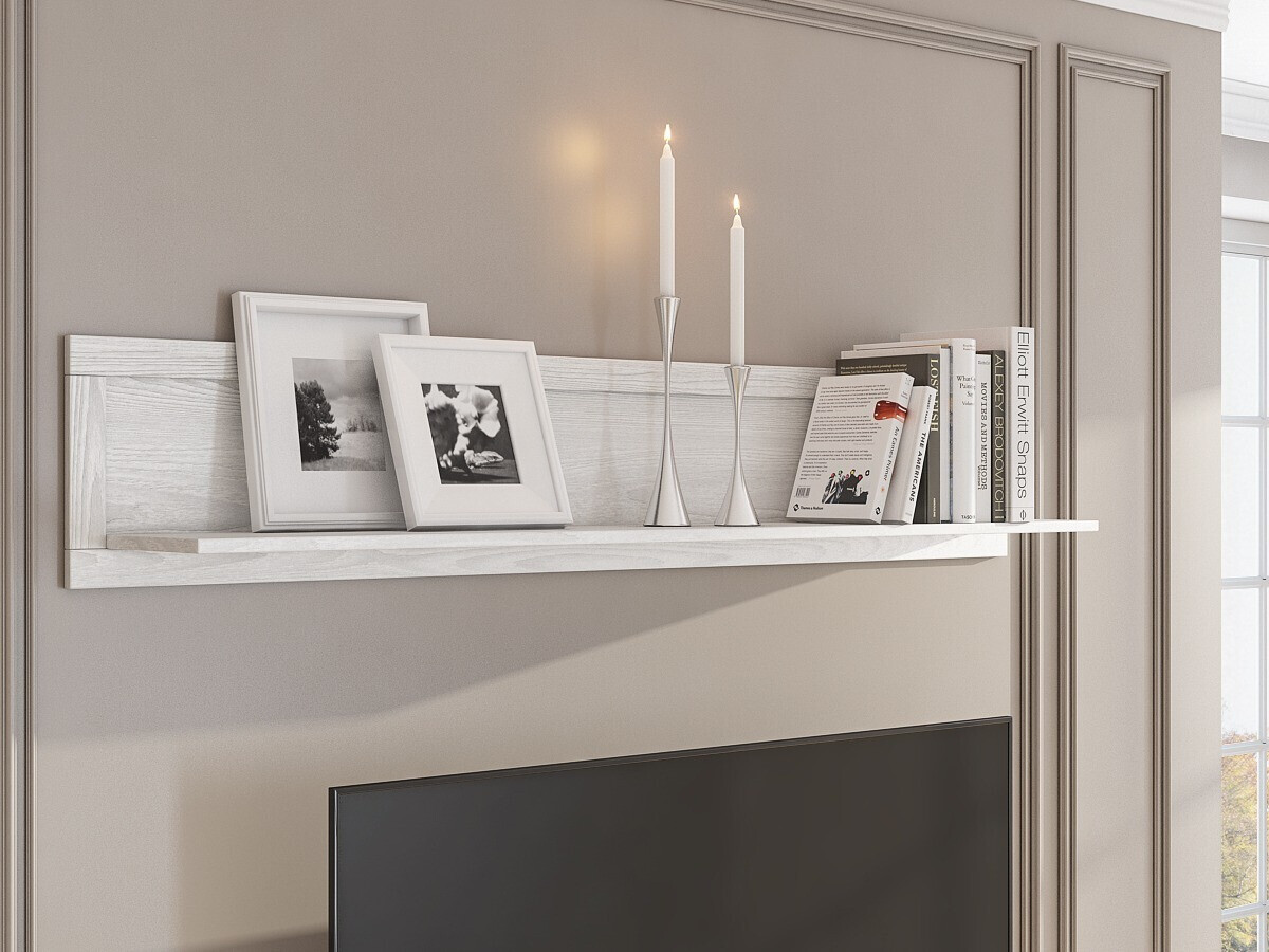 Wandregal Tolnue 100 (Esche gebleicht)