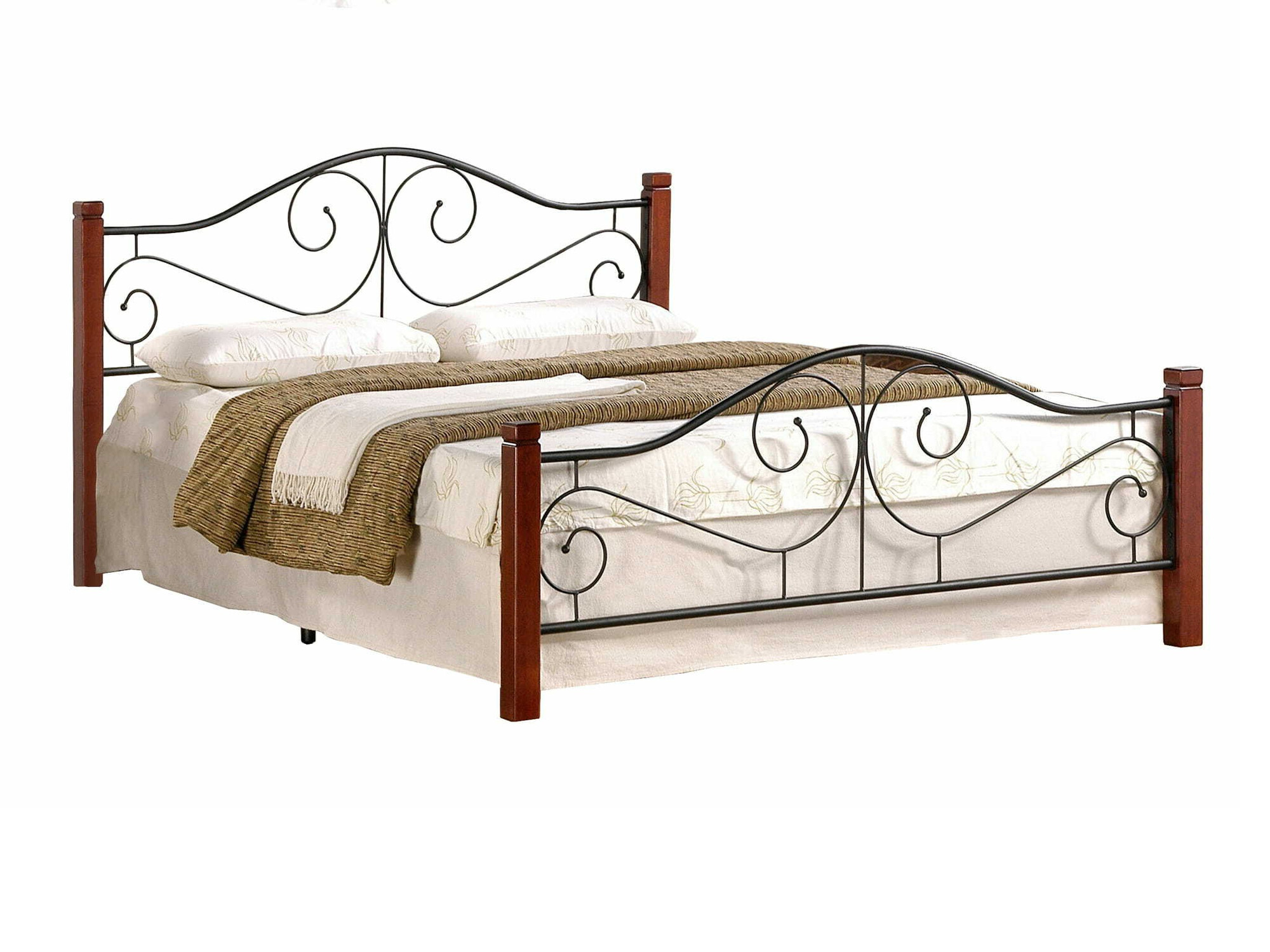 Bett Houston 574 (Kirsche + Schwarz)