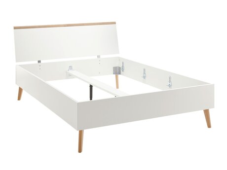 Bett Elbfiou 119 (Riviera eichenholzoptik + Weiß)