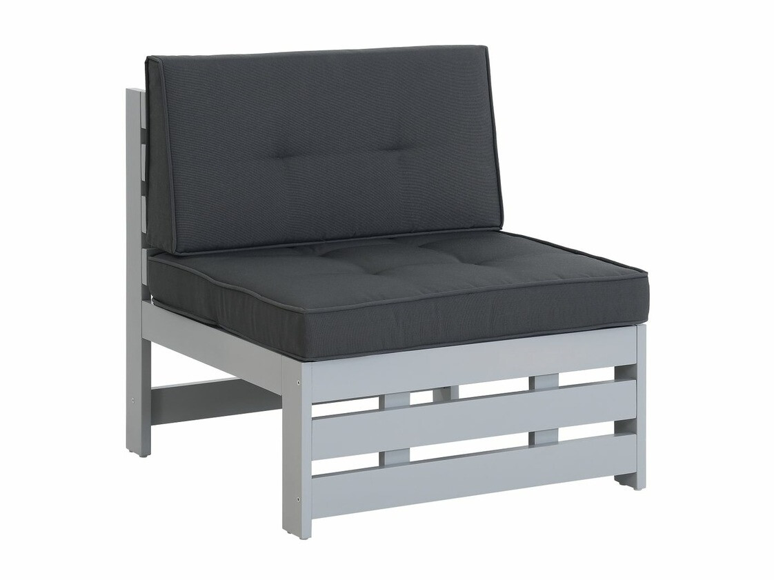 Gartensessel Riverton 758 (Schwarz + Grau)