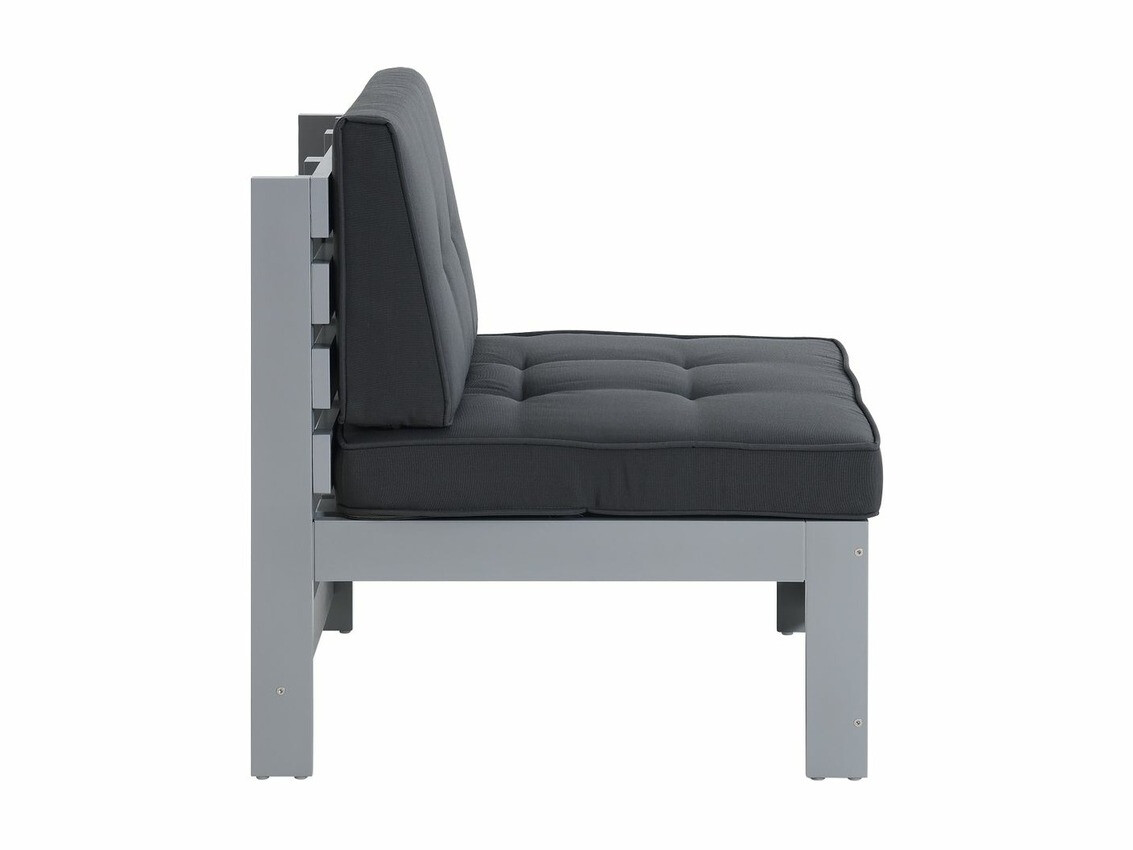 Gartensessel Riverton 758 (Schwarz + Grau)