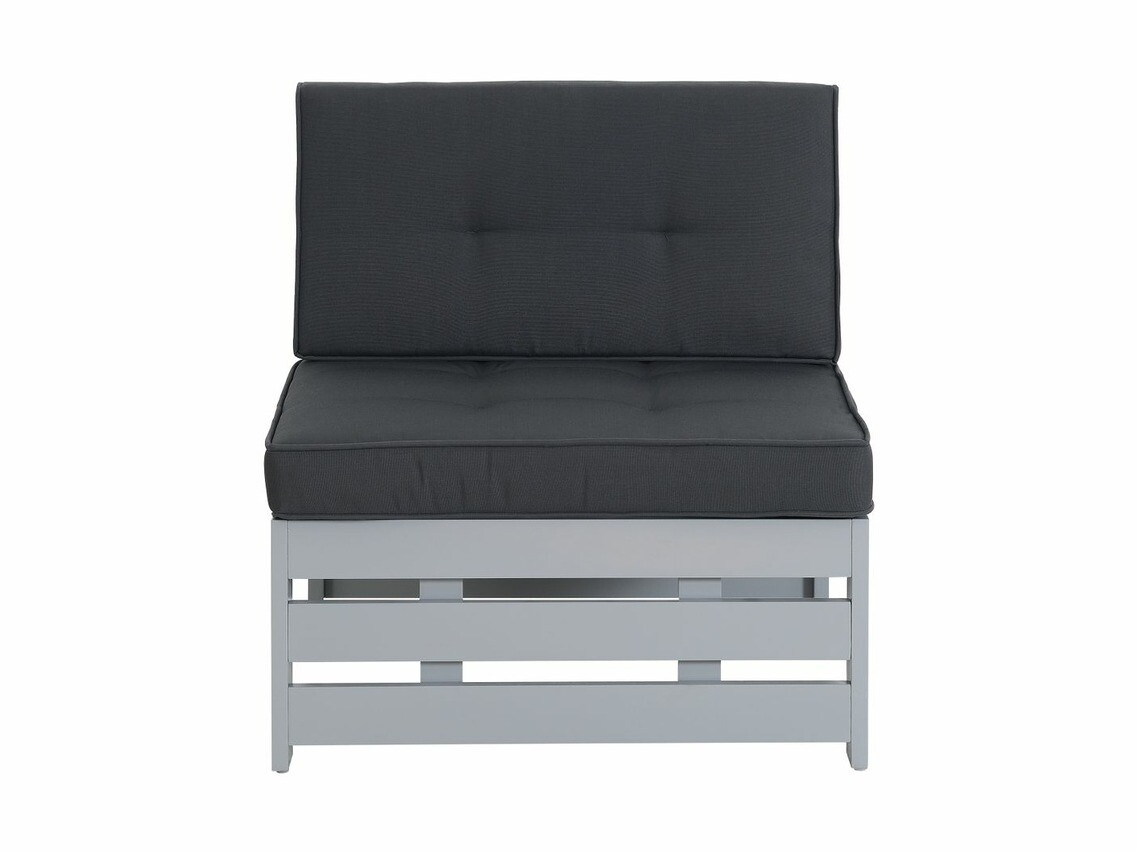 Gartensessel Riverton 758 (Schwarz + Grau)