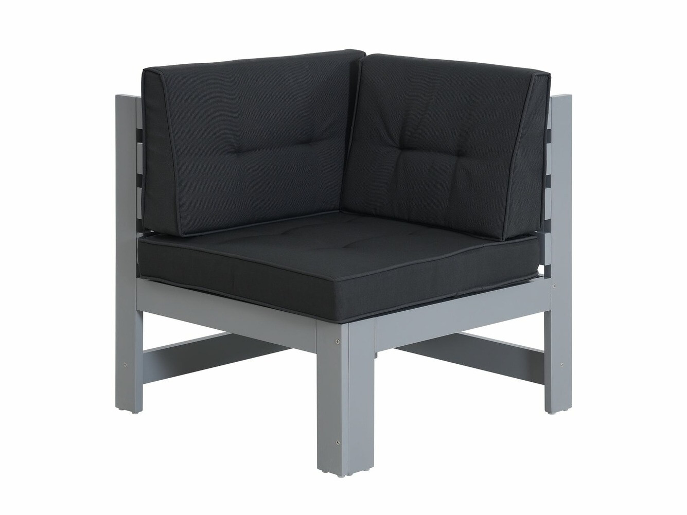 Gartensessel Riverton 760 (Schwarz + Grau)