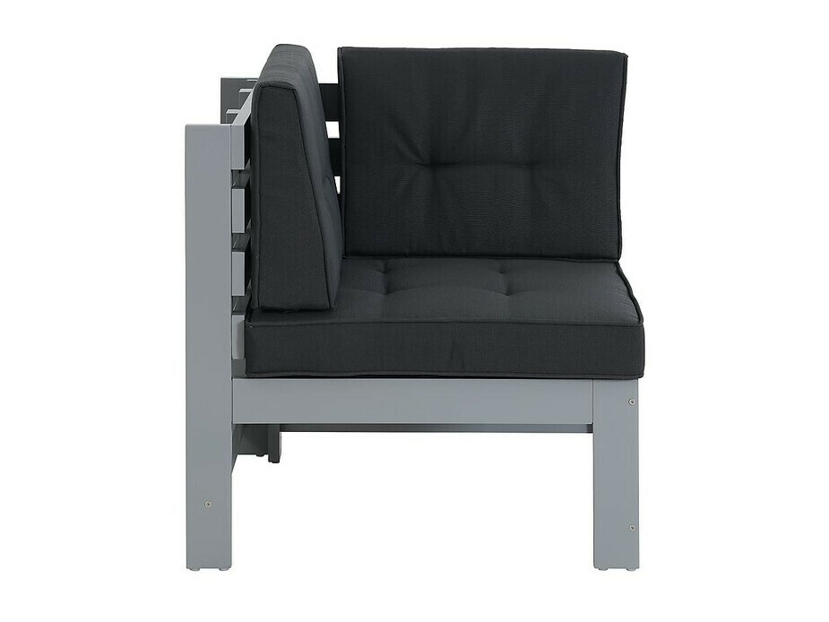 Gartensessel Riverton 760 (Schwarz + Grau)