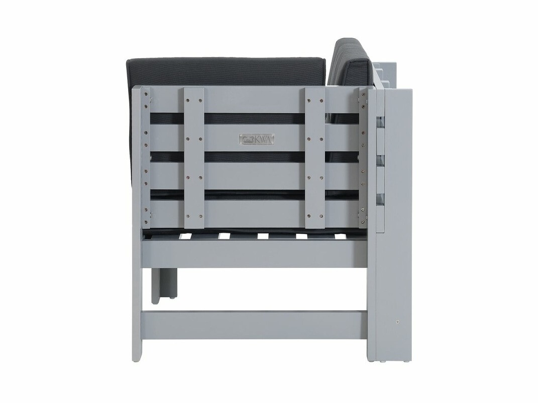 Gartensessel Riverton 760 (Schwarz + Grau)