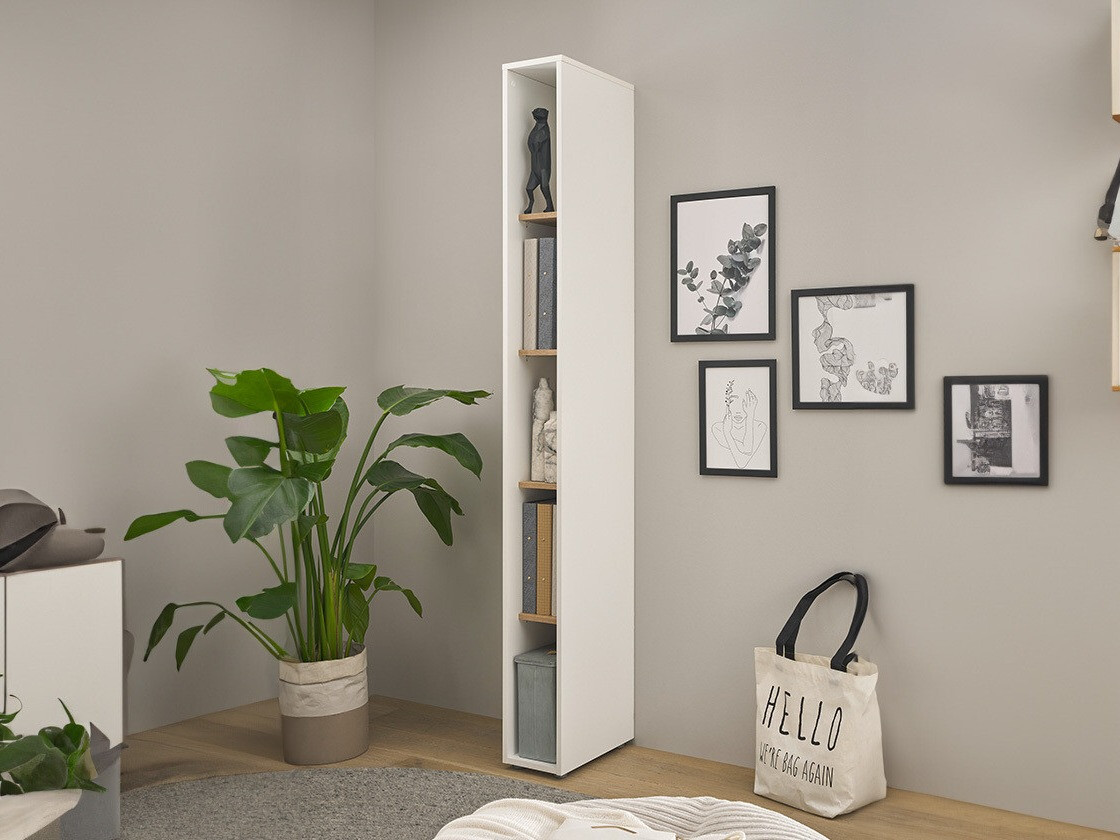 Regal Elbsori 105 (Weiß + Wotan Eiche)