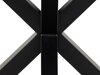 Tisch Norsica 780 (Schwarz + Grauer Marmor)