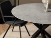 Tisch Norsica 780 (Schwarz + Grauer Marmor)
