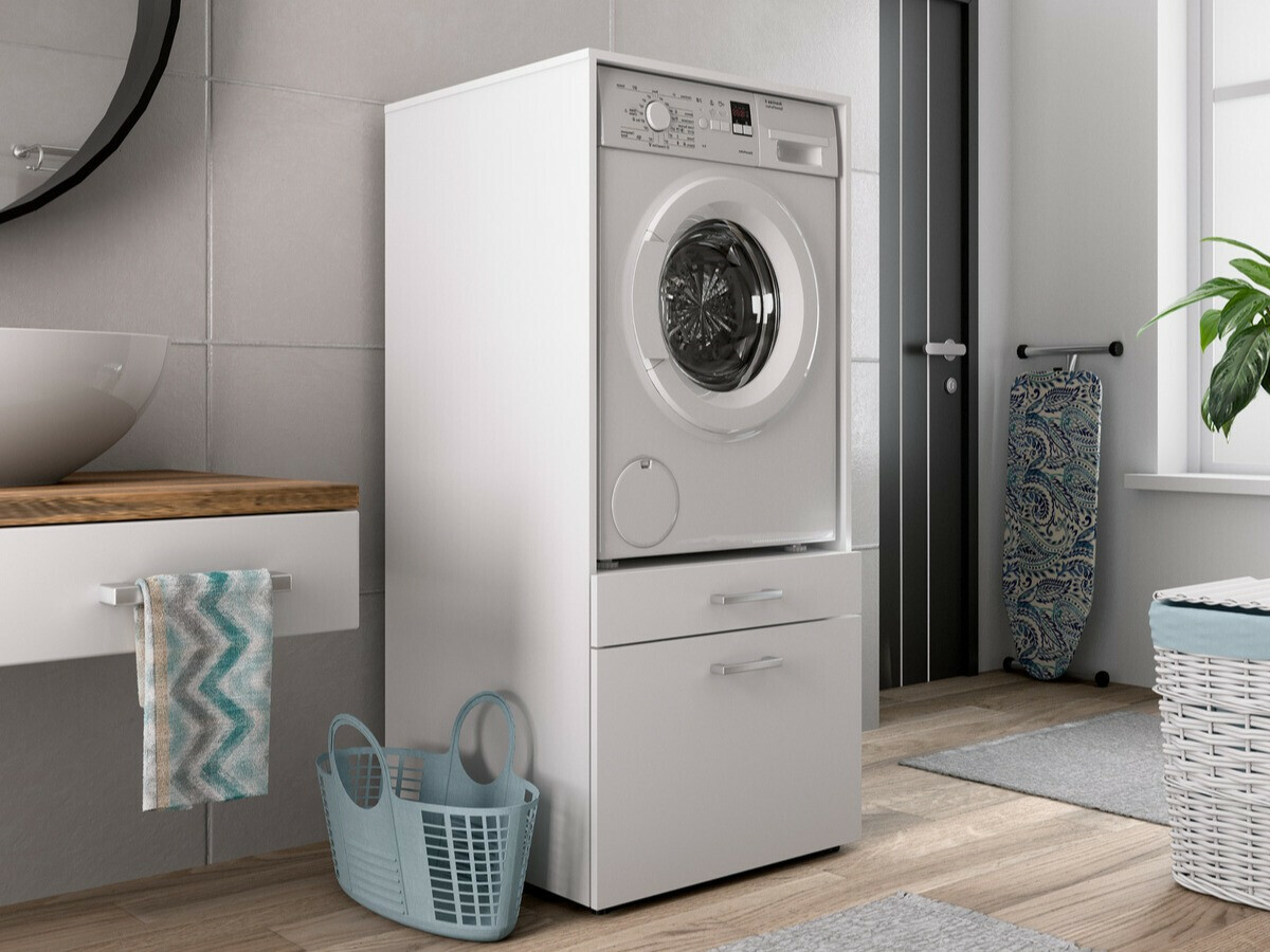 Badezimmer-Regal Novdele 102 (Weiß)